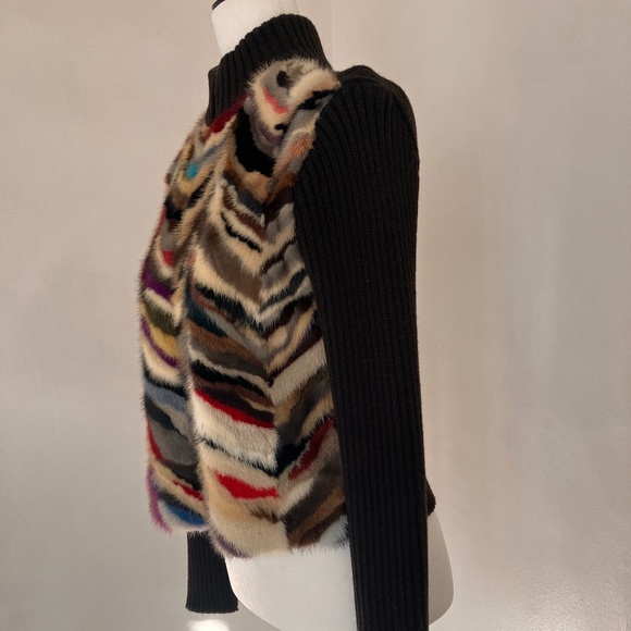 Vintage Mink and Wool Sweater/Jacket - Picture 10 of 15
